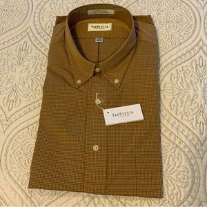 Van Heusen men's brown dress shirt